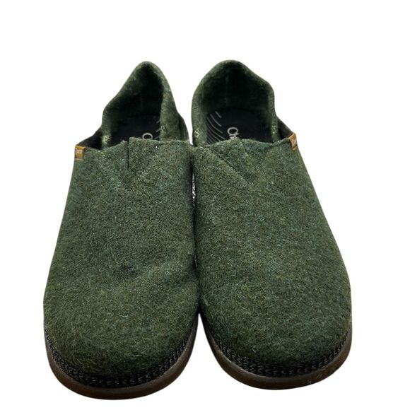 Chaco Revel Slip On Shoes Men’s 12 Green Wool Felt Luvseat Footbed main image 7